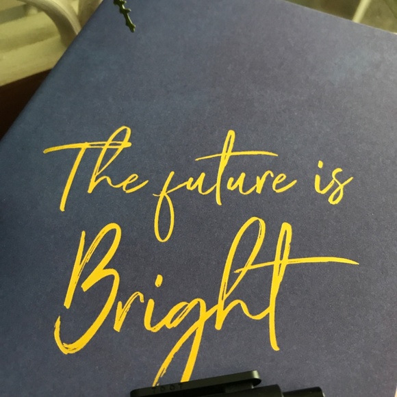 Junk Journal Insert Future Is Bright Journaling Pocket Size Notebook Self Care - Picture 5 of 5